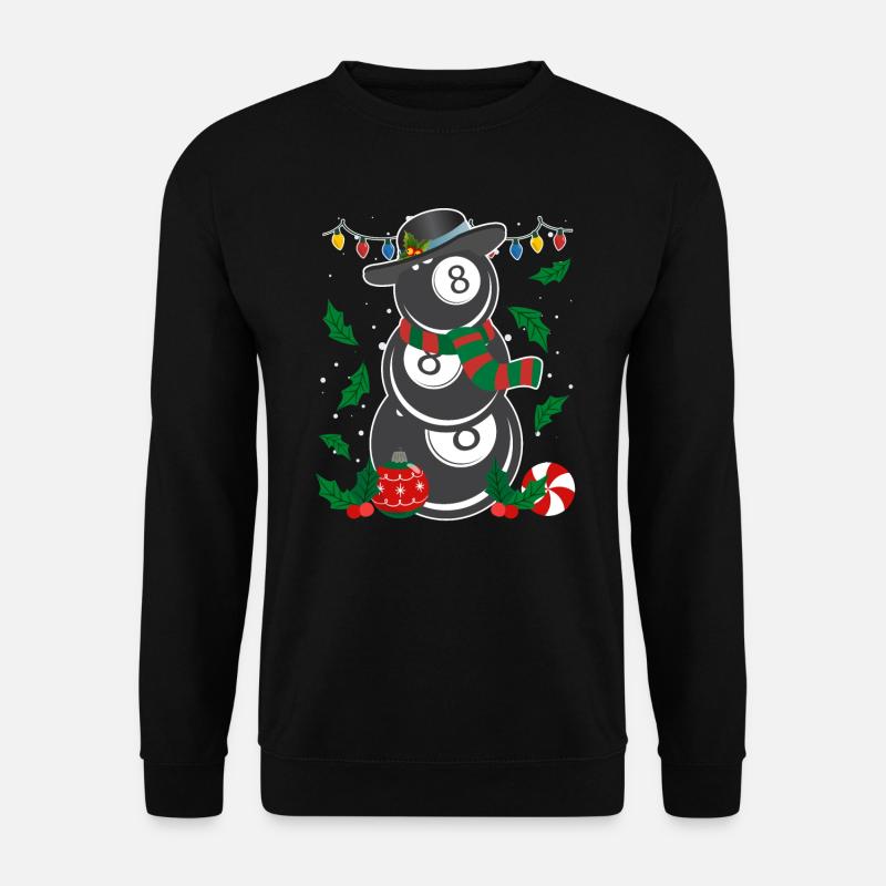 8-Ball Billiard Player Billiards - Unisex Sweatshirt - black