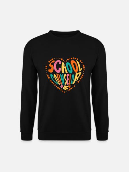 Schulbegleitung mit Herz Schulbegleiter - Unisex Pullover - Schwarz