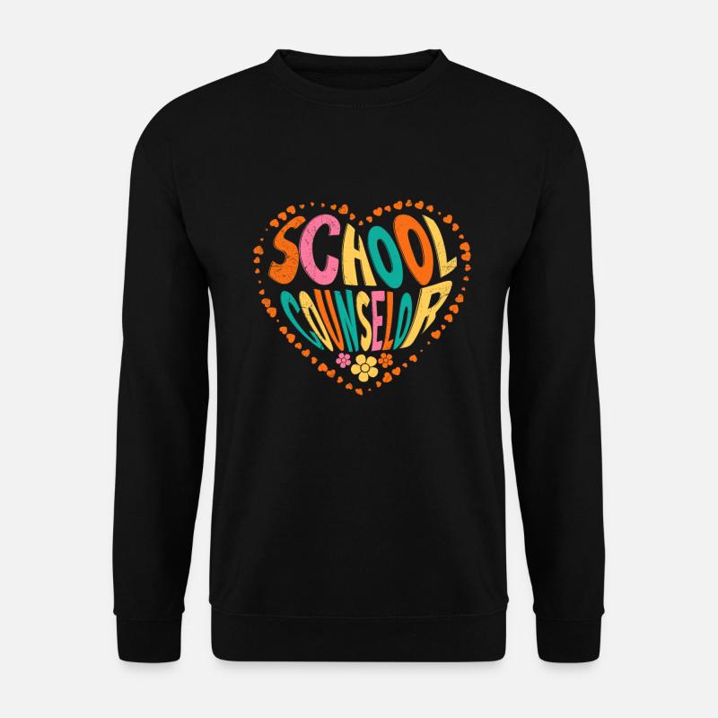Schulbegleitung mit Herz Schulbegleiter - Unisex Pullover - Schwarz