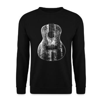 Professeur de musique Musicien Je suis guitariste guitare - Sweat-shirt Unisexe - noir - Devant - Alina (178cm) & Michal (187cm)