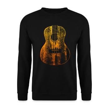 Professeur de musique Musicien Je suis guitariste guitare - Sweat-shirt Unisexe - noir - Devant - Alina (178cm) & Michal (187cm)