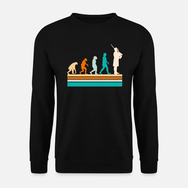 Musician Bagpipes Evolution Bagpipes - Unisex Sweatshirt - black