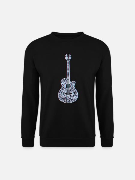 Musiker Gitarrist Mein Instrument ist die Gitarre - Unisex Pullover - Schwarz