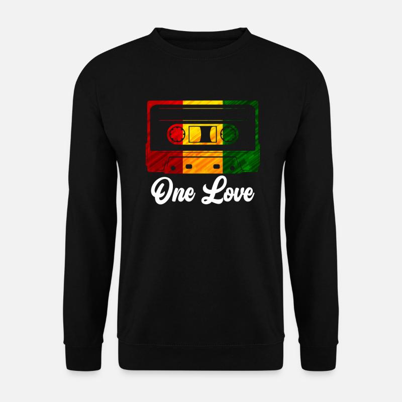 Walkman Kassettenrecorder One Love Kassette - Unisex Pullover - Schwarz