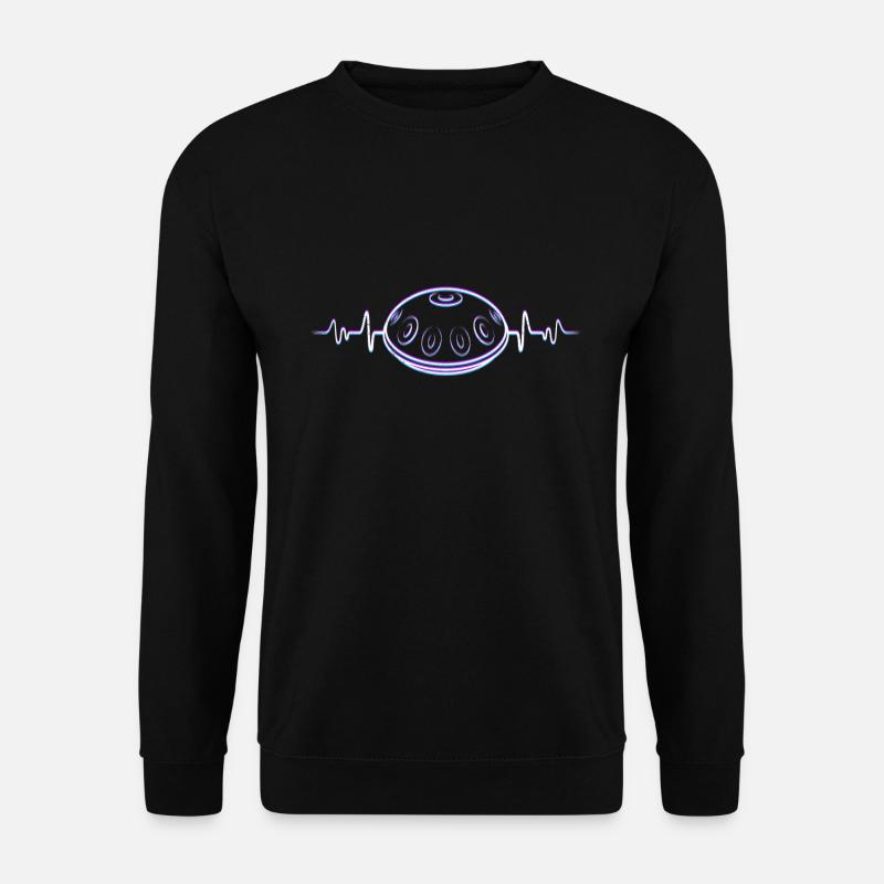 Klangschale Blech Percussion Drummer Schlagzeug - Unisex Pullover - Schwarz