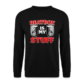 HipHop Beatbox est mon truc de chanteur - Sweat-shirt Unisexe - noir - Devant - Alina (178cm) & Michal (187cm)
