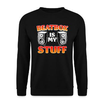 HipHop Beatbox est mon truc de chanteur - Sweat-shirt Unisexe - noir - Devant - Alina (178cm) & Michal (187cm)