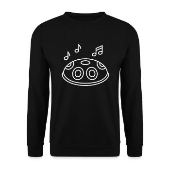 Musiker Band Percussion Trommel Schlagzeug - Unisex Pullover - Schwarz - Vorne - Alina (178cm) & Michal (187cm)