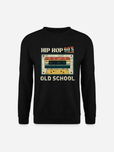Musik Hip-Hop ich bin oldschool 90er - Unisextröja - svart