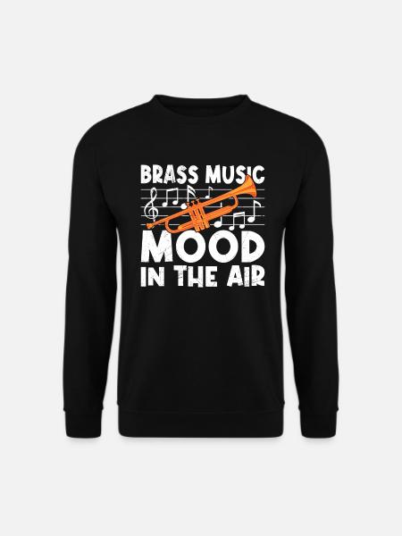 Stimmung in der Luft Blasmusik Orchester Trompete - Unisex Pullover - Schwarz