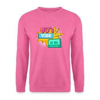Music I have the vibe 80s - Unisex Sweatshirt - pink - Front