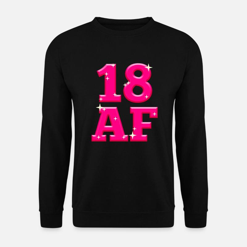 18 years - Unisex Sweatshirt - black