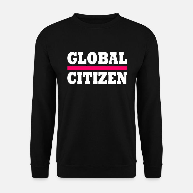 global citizen - Sweat-shirt Unisexe - noir
