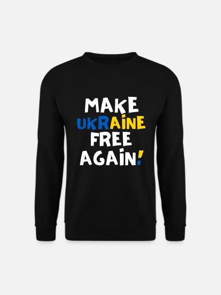 Free Ukraine - Unisex Sweatshirt - black