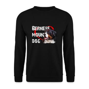 Bouvier bernois - Sweat-shirt Unisexe - noir - Devant - Alina (178cm) & Michal (187cm)