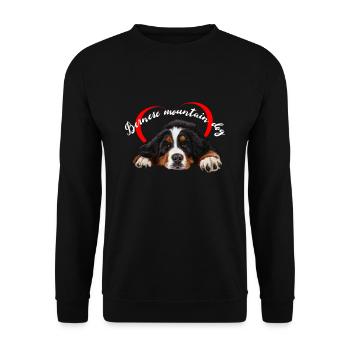 Bouvier bernois - Sweat-shirt Unisexe - noir - Devant - Alina (178cm) & Michal (187cm)