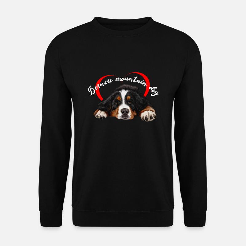 Bernese mountain dog - Unisex Sweatshirt - black