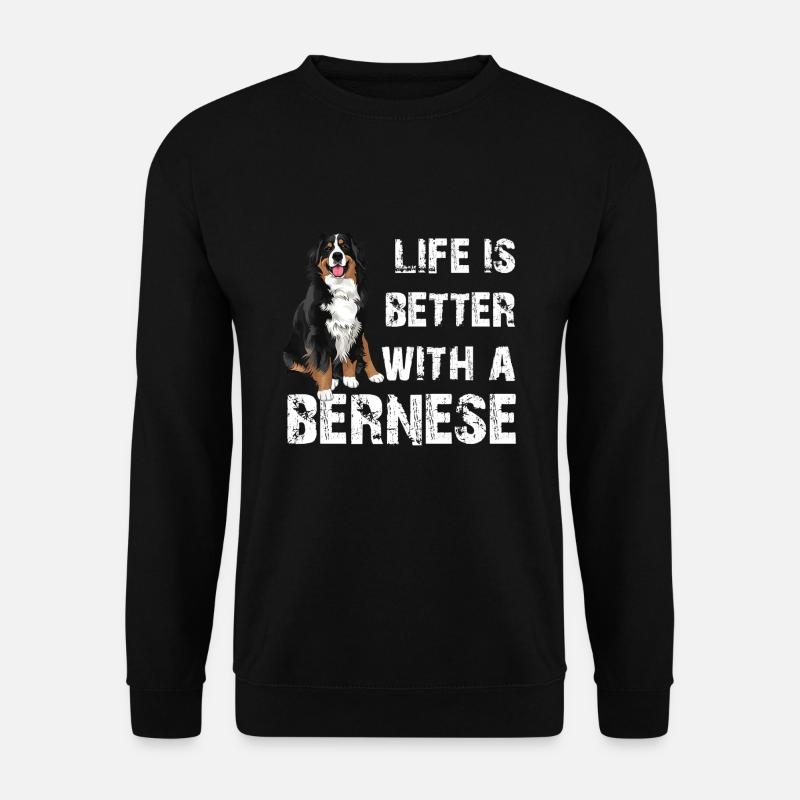 Bouvier bernois - Sweat-shirt Unisexe - noir