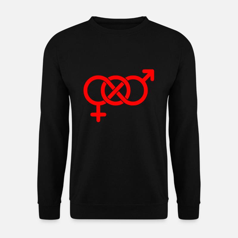 Bisexuell - Unisex Pullover - Schwarz