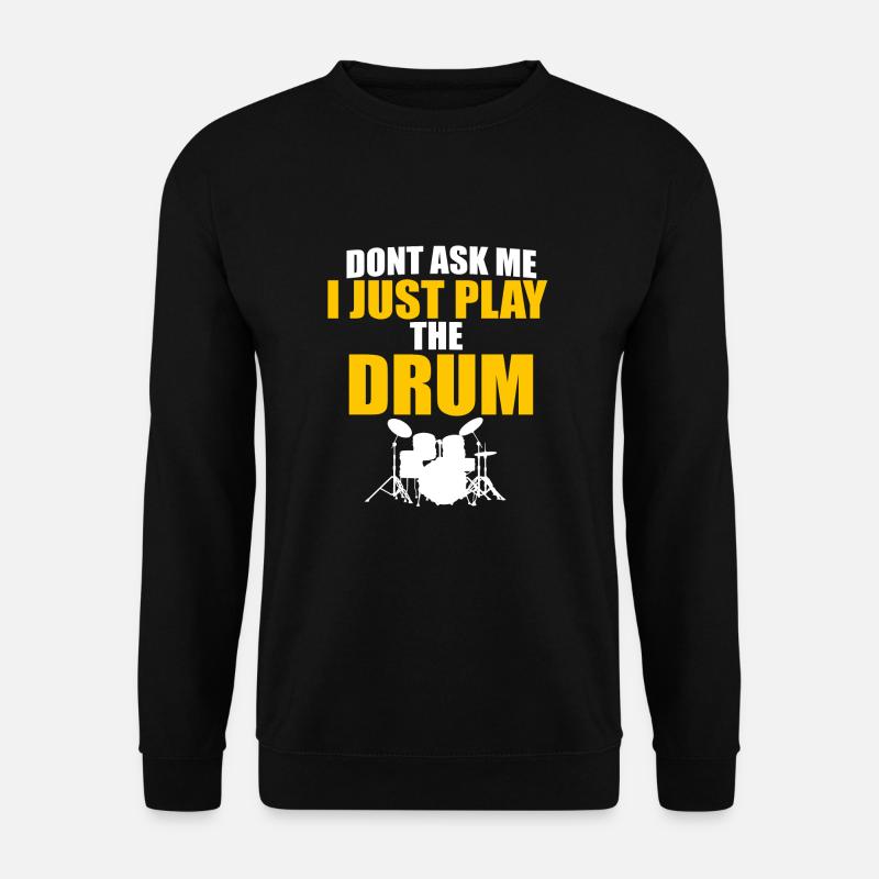 Schlagzeug Schlagzeuger - Unisex Pullover - Schwarz