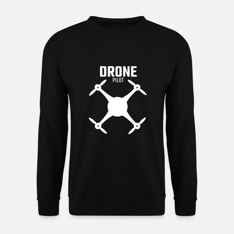 Drone pilot drone hobby - Unisex Sweatshirt - black
