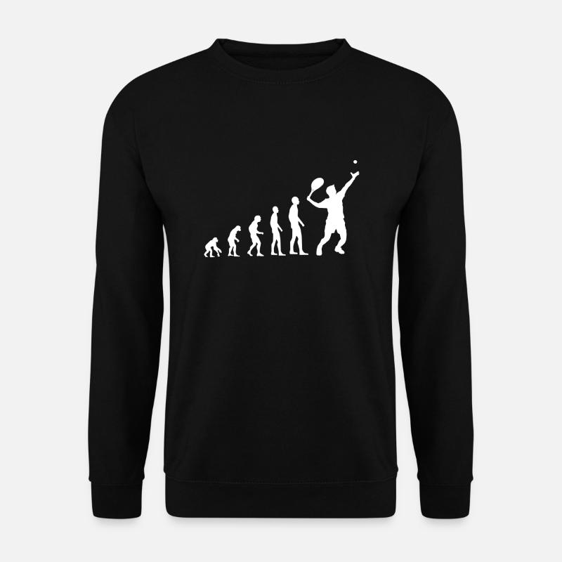 Tennis Evolution - Unisex Sweatshirt - black