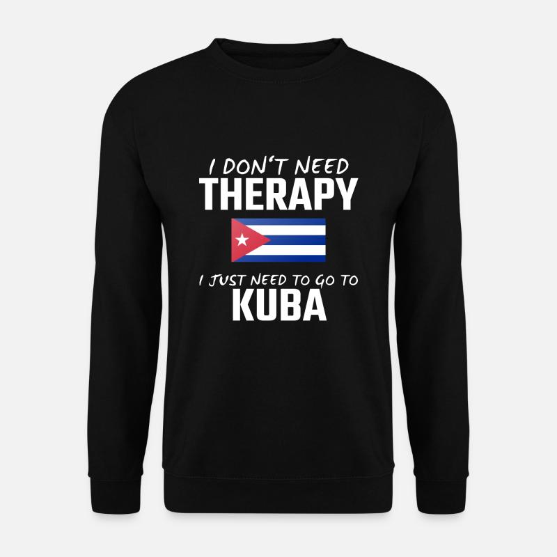 Kuba - Unisex Pullover - Schwarz