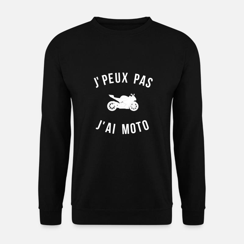 J'PEUX PAS J'AI MOTO - Sweat-shirt Unisexe - noir