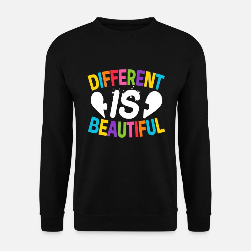Différent est beau - Sweat-shirt Unisexe - noir