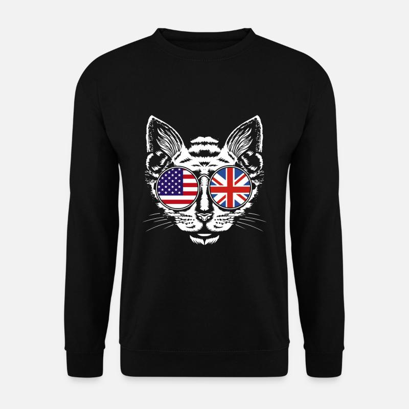 Angleterre Anglais - Sweat-shirt Unisexe - noir