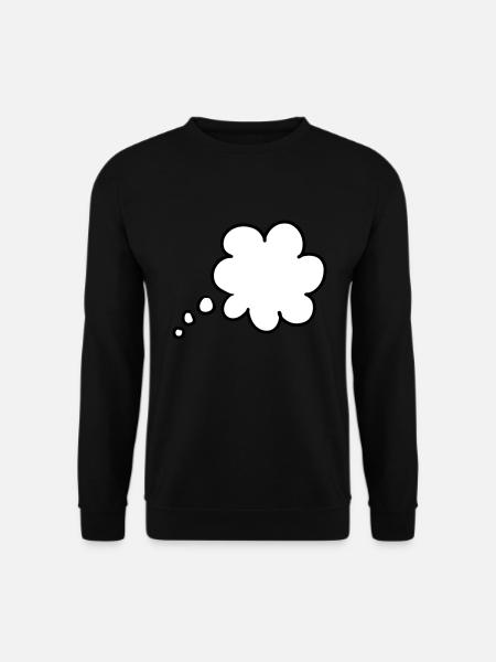 Thought bubble thought bubble - Unisex Sweatshirt - black
