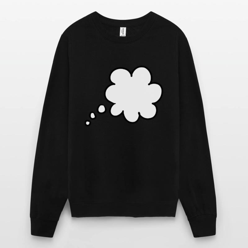 Bulle de pensée bulle de pensée thought bubble Sweat-shirt Unisexe