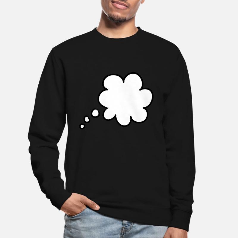 Bulle de pensée bulle de pensée thought bubble Sweat-shirt Unisexe
