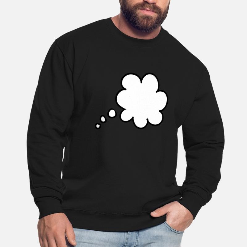 Bulle de pensée bulle de pensée thought bubble Sweat-shirt Unisexe