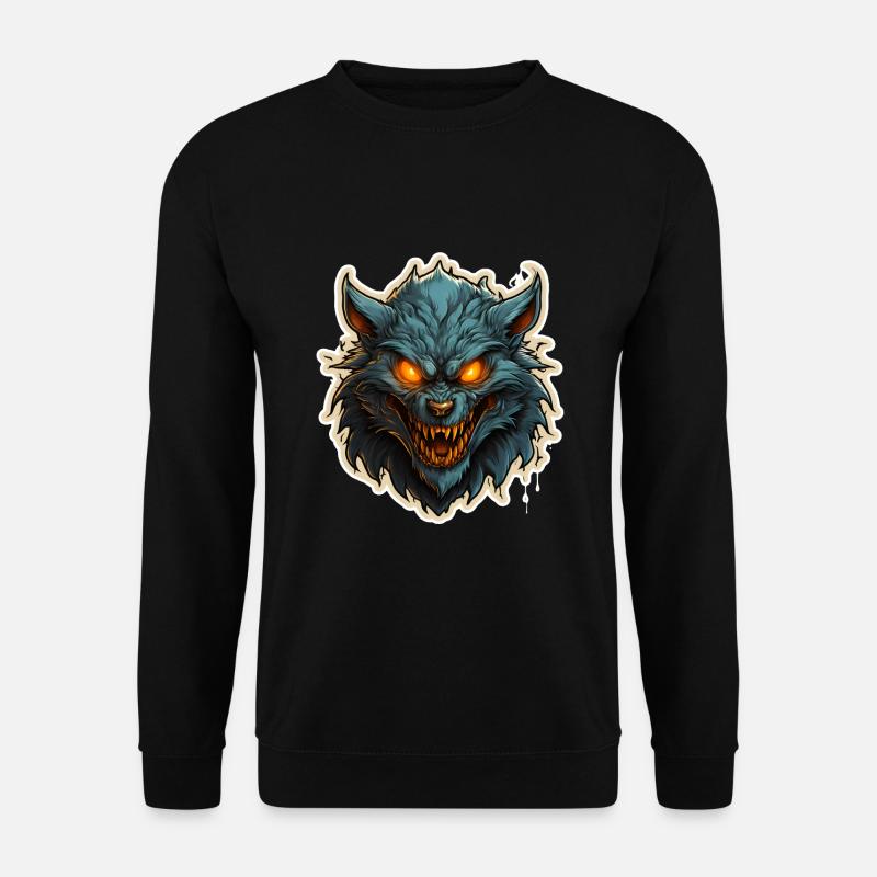 Halloween Werwolf - Unisex Pullover - Schwarz