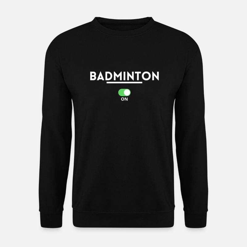 Badminton. Badminton Geschenk - Unisex Pullover - Schwarz