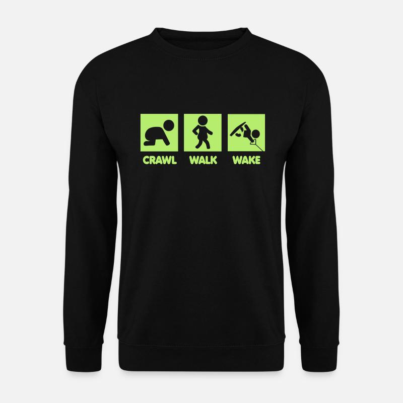 wakeboard bébé - Sweat-shirt Unisexe - noir