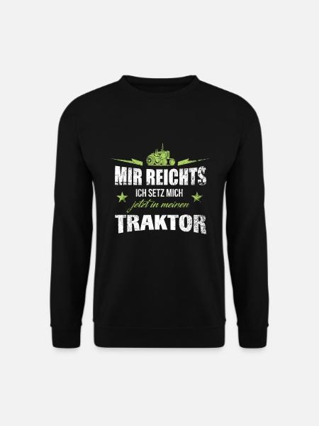 Traktor Landwirt Traktorfahren Geschenk - Unisex Pullover - Schwarz