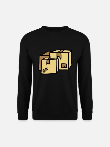 Pakete Zusteller Lieferung packages paquet Post - Unisex Pullover - Schwarz