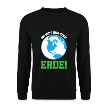 Protection de l’environnement - Sweat-shirt Unisexe - noir - Devant - Alina (178cm) & Michal (187cm)