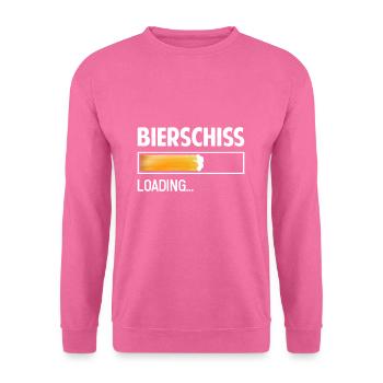 Bierschiss saufen Bier Witz - Unisex Sweatshirt - pink - Front