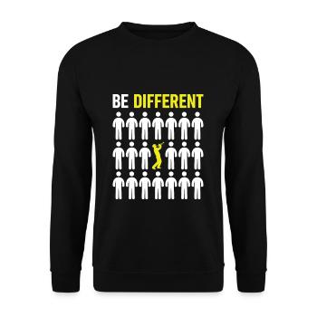 Trompete Trompeter - Unisex Pullover - Schwarz - Vorne - Alina (178cm) & Michal (187cm)
