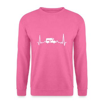 Campen Campingbus Camping - Unisex Pullover - Pink - Vorne