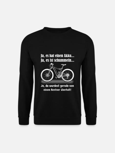 E-bike Rentner - Unisex Pullover - Schwarz