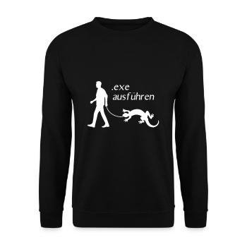 Computer scientist programmer - Unisex Sweatshirt - black - Front - Alina (178cm) & Michal (187cm)