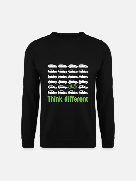 Fahrrad Umweltschutz Klimawandel Fahrradfahrer - Unisex Pullover - Schwarz