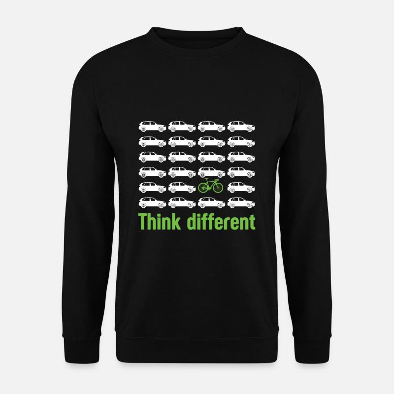 Fahrrad Umweltschutz Klimawandel Fahrradfahrer - Unisex Pullover - Schwarz