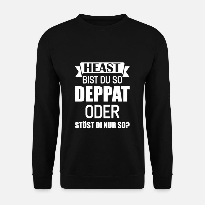 Österreich Dialekt Spruch - Unisex Pullover - Schwarz