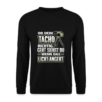 Tuning Cars Tuners - Sweat-shirt Unisexe - noir - Devant - Alina (178cm) & Michal (187cm)