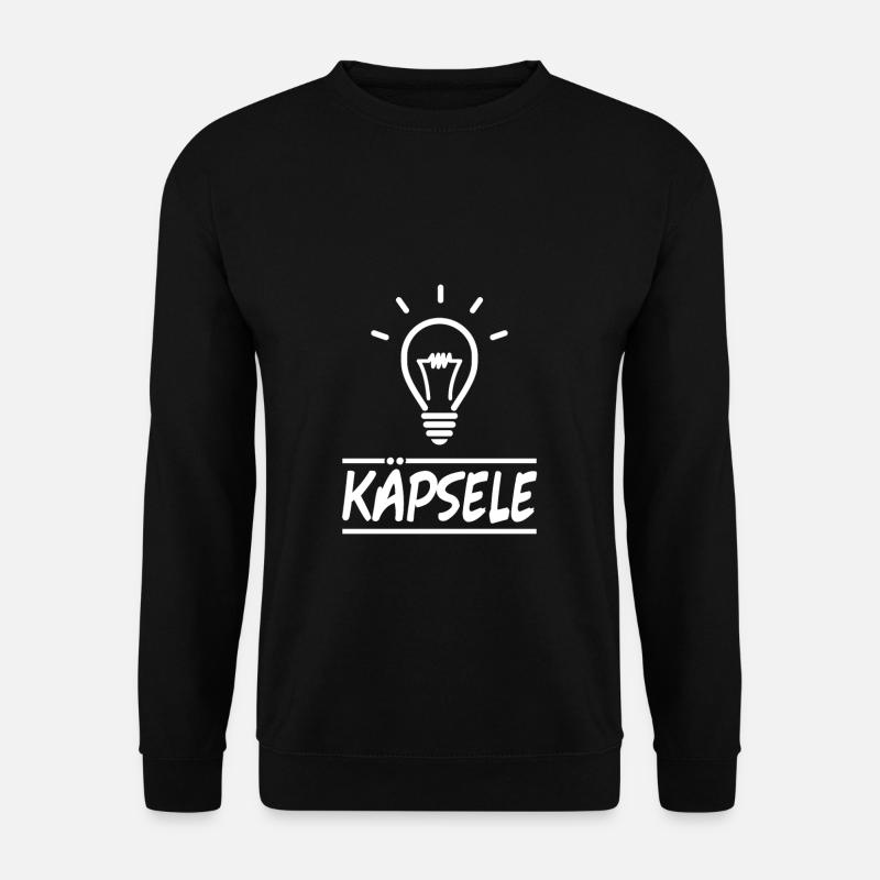Käpsele schwäbisch Schwaben - Unisex Pullover - Schwarz
